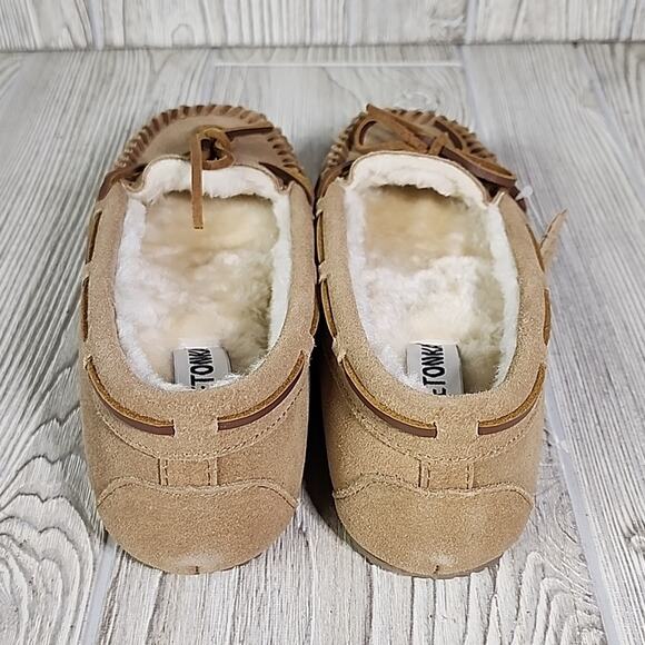 Minnetonka Allie Junior Trapper Slipper Mocs Womens Size 7 NEW - Picture 6 of 12